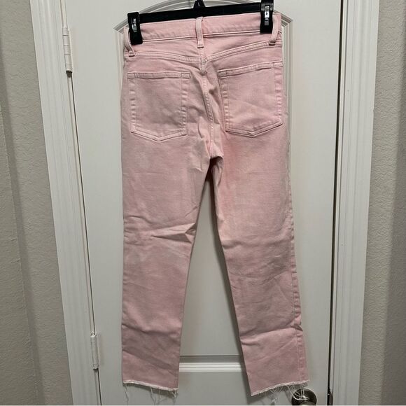 Gap Denim Jeans Girls Size 24/00 Pink Distressed Jean - Picture 2 of 6